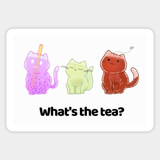 What’s the tea? Sticker